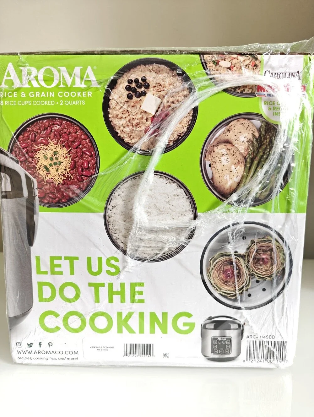 AROMA 8 Cup Rice & Grain Cooker